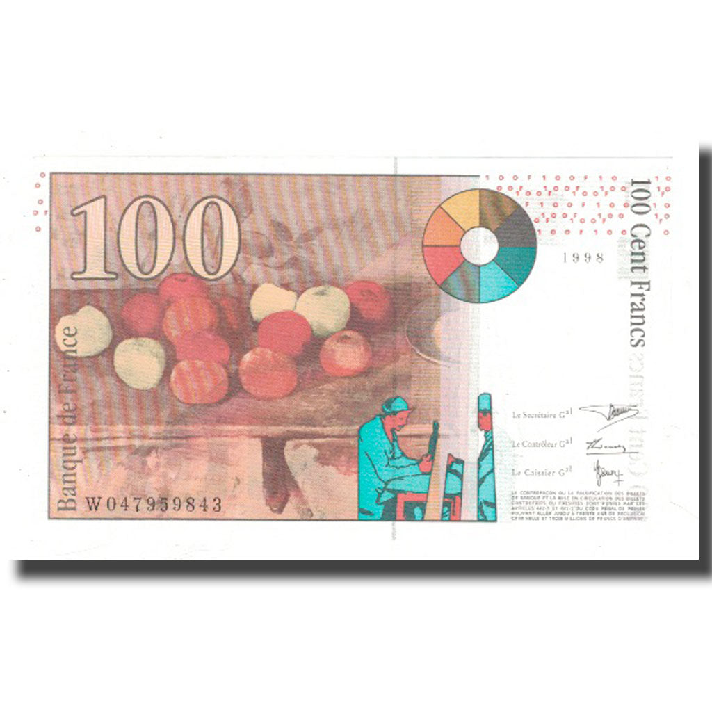 France, 100 Francs, 1998, UNC(65-70), Fayette:74.2, KM:158a