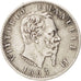 ITALY, 20 Centesimi, 1863, Torino, KM #13.2, EF(40-45), Silver, 1.00