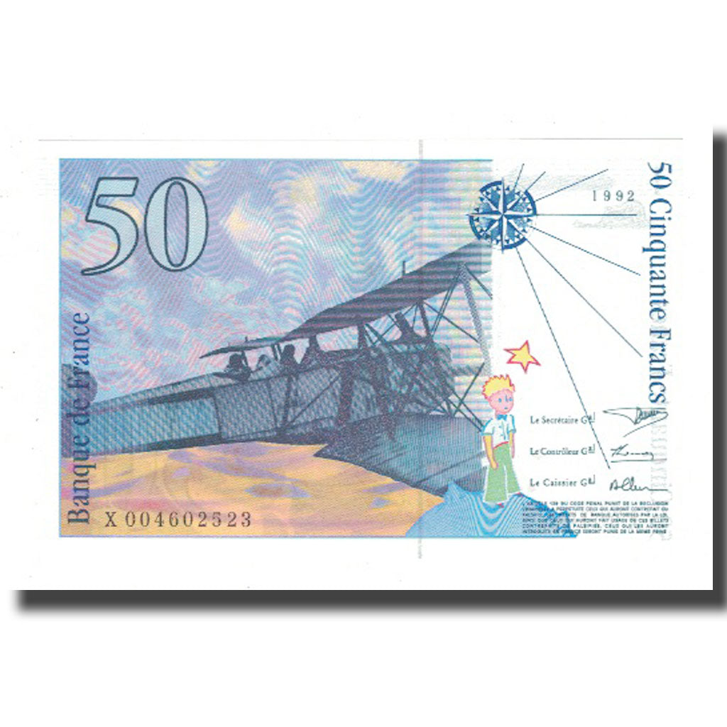 France, 50 Francs, 1992, UNC(65-70), Fayette:72.1b, KM:157a