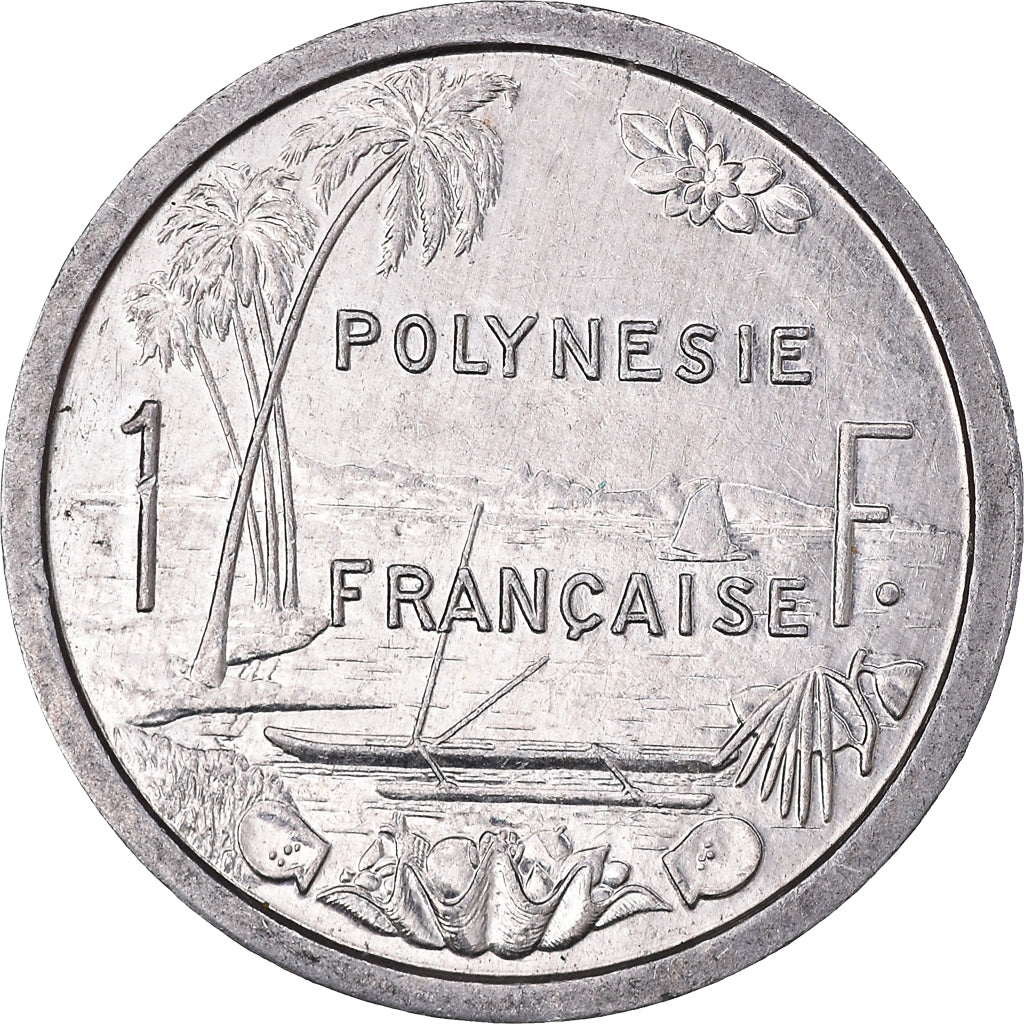 Moneda, Polinesia francesa, Franc, 1987