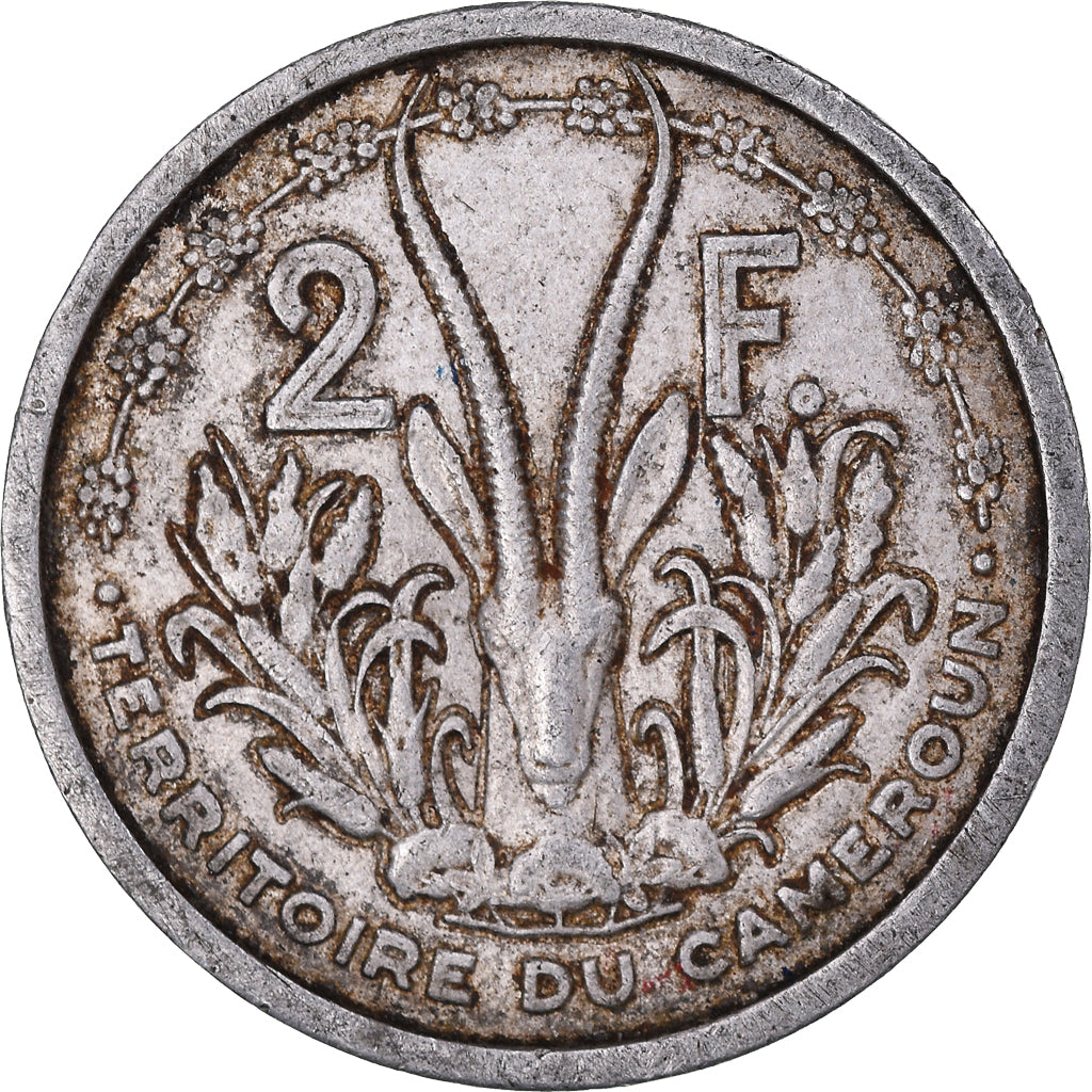 Münze, Kamerun, 2 Francs, 1948