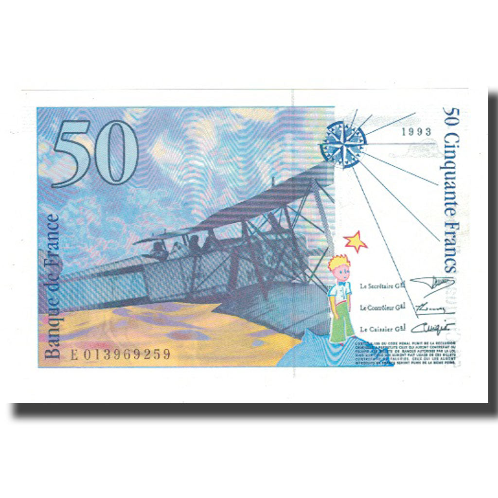 France, 50 Francs, 1993, UNC(65-70), Fayette:72.2, KM:157b