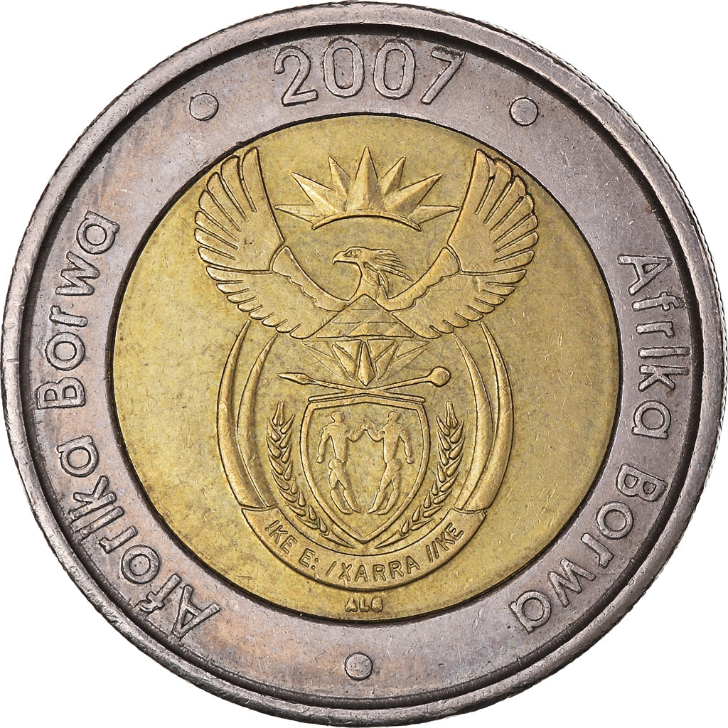 Munten, Zuid Afrika, 5 Rand, 2007