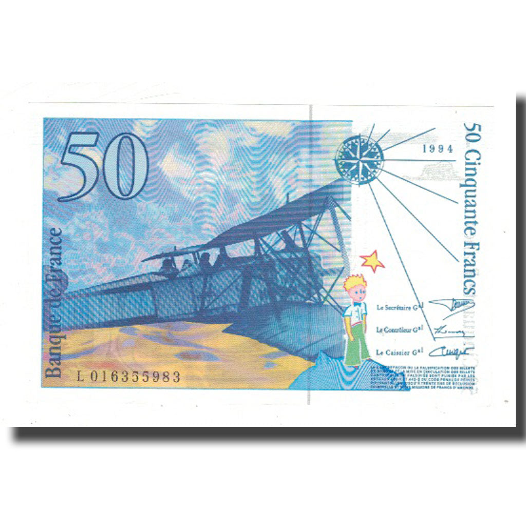 Francia, 50 Francs, 1994, FDS, Fayette:73.1a, KM:157Ab