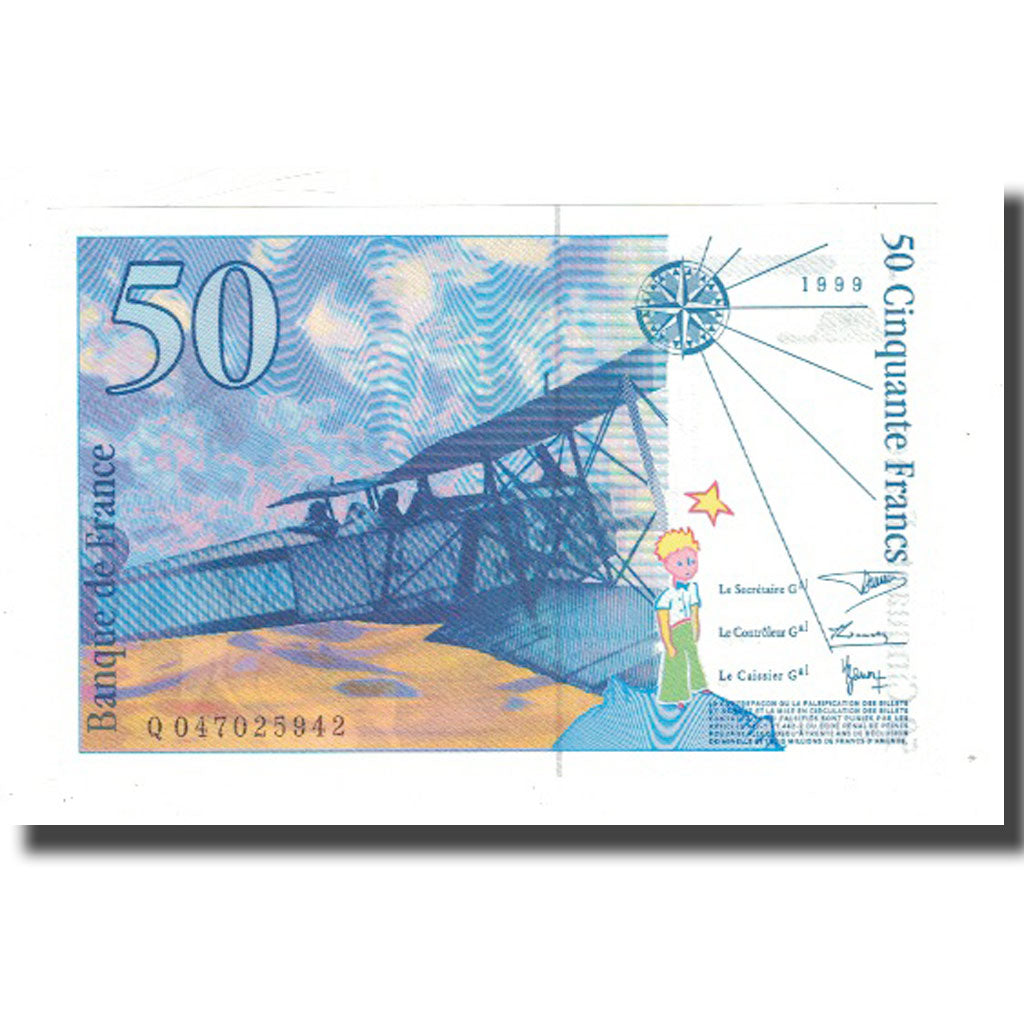 France, 50 Francs, 1999, UNC(65-70), Fayette:73.5, KM:157Ad