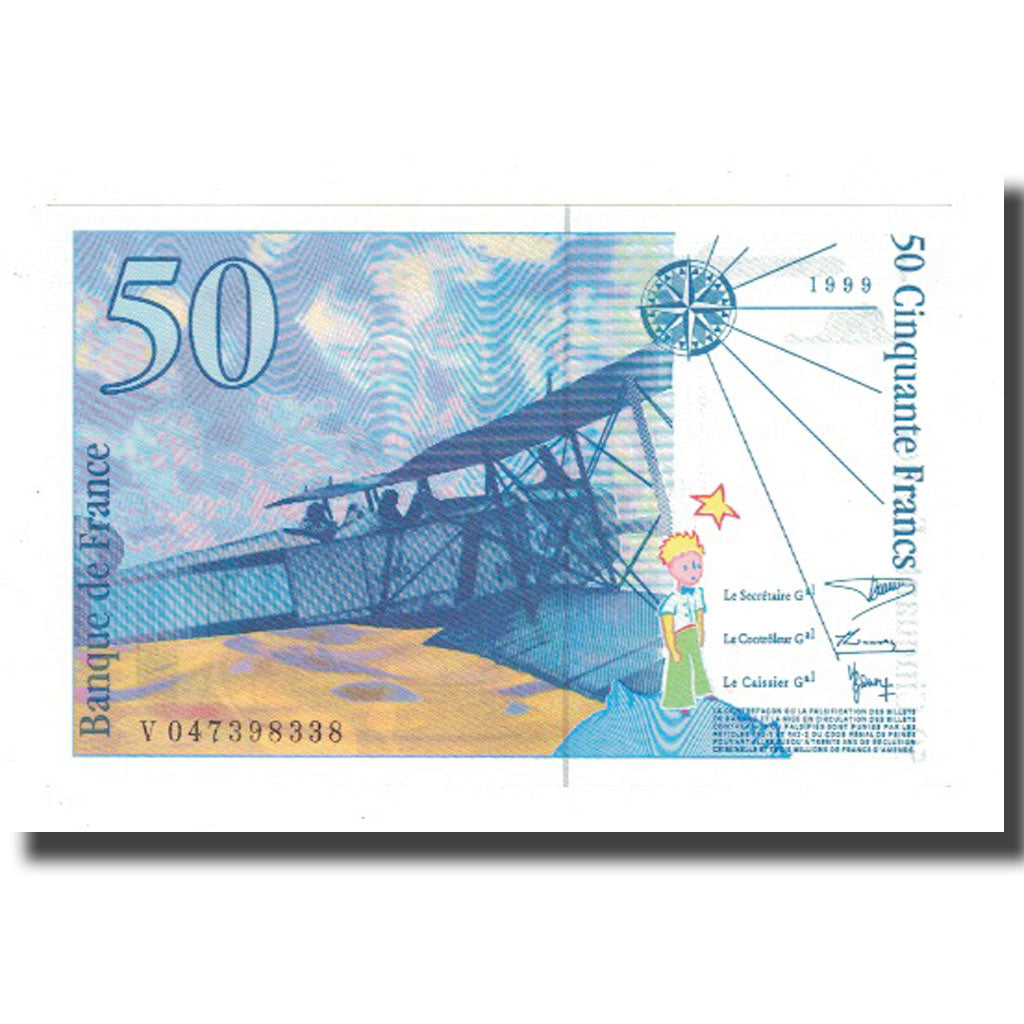 France, 50 Francs, 1999, UNC(65-70), Fayette:73.5, KM:157Ad