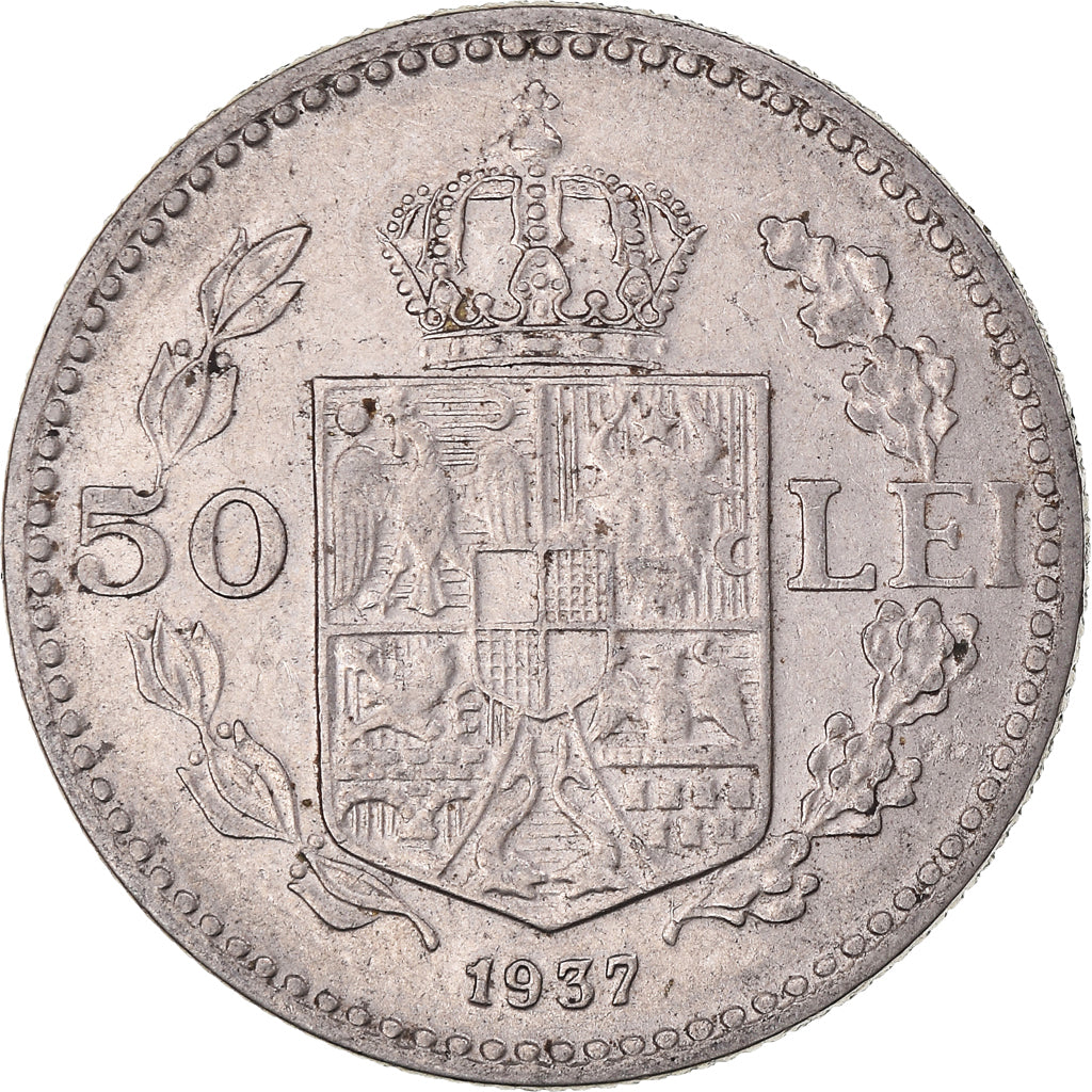 Munten, Roemenië, 50 Lei, 1937