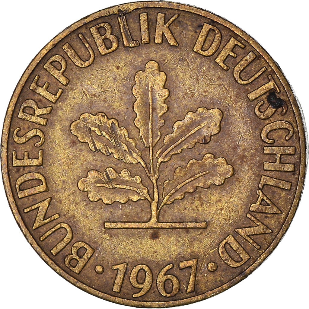 Coin, Germany, 5 Pfennig, 1967