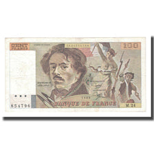 France, 100 Francs, 1981, TB+, Fayette:69.4a), KM:154b