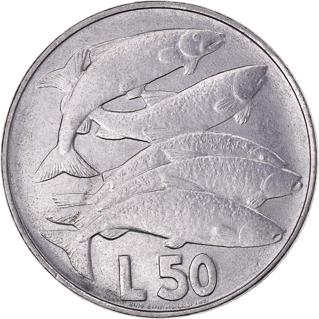 Moneta, San Marino, 50 Lire, 1975