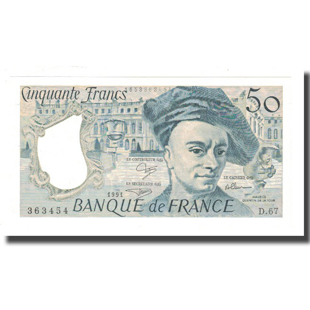 France, 50 Francs, 1991, TTB, Fayette:67.17, KM:152e