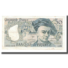 France, 50 Francs, 1988, VF(20-25), Fayette:67.14, KM:152d