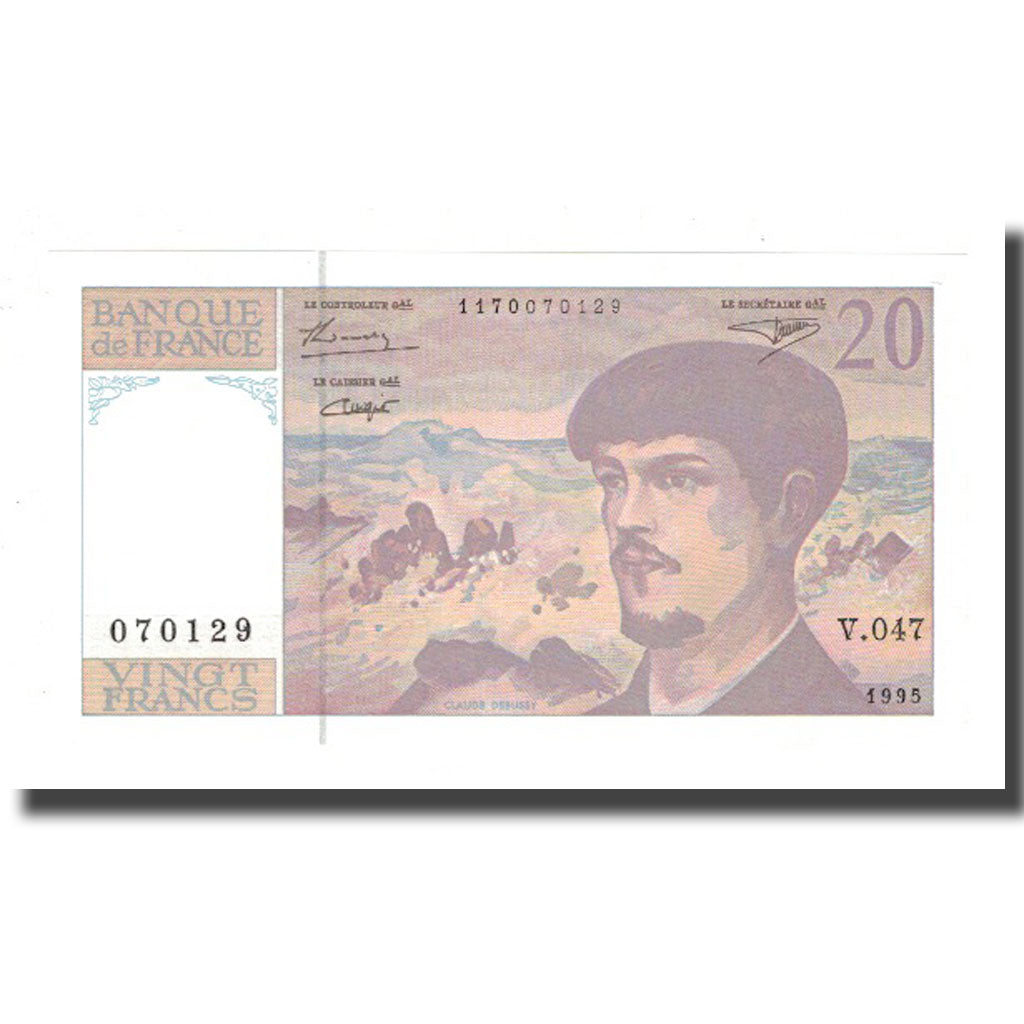 France, 20 Francs, 1995, UNC(63), Fayette:66ter.1, KM:151h