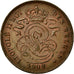 Coin, Belgium, Leopold II, 2 Centimes, 1909, MS(63), Copper, KM:35.1