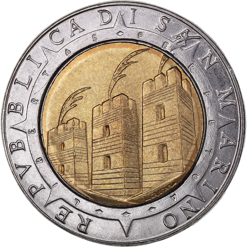 Moneta, San Marino, 500 Lire, 1992