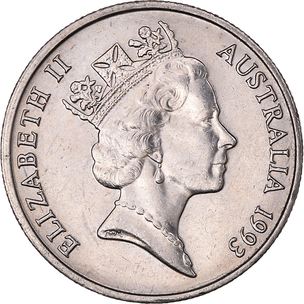Münze, Australien, 5 Cents, 1993