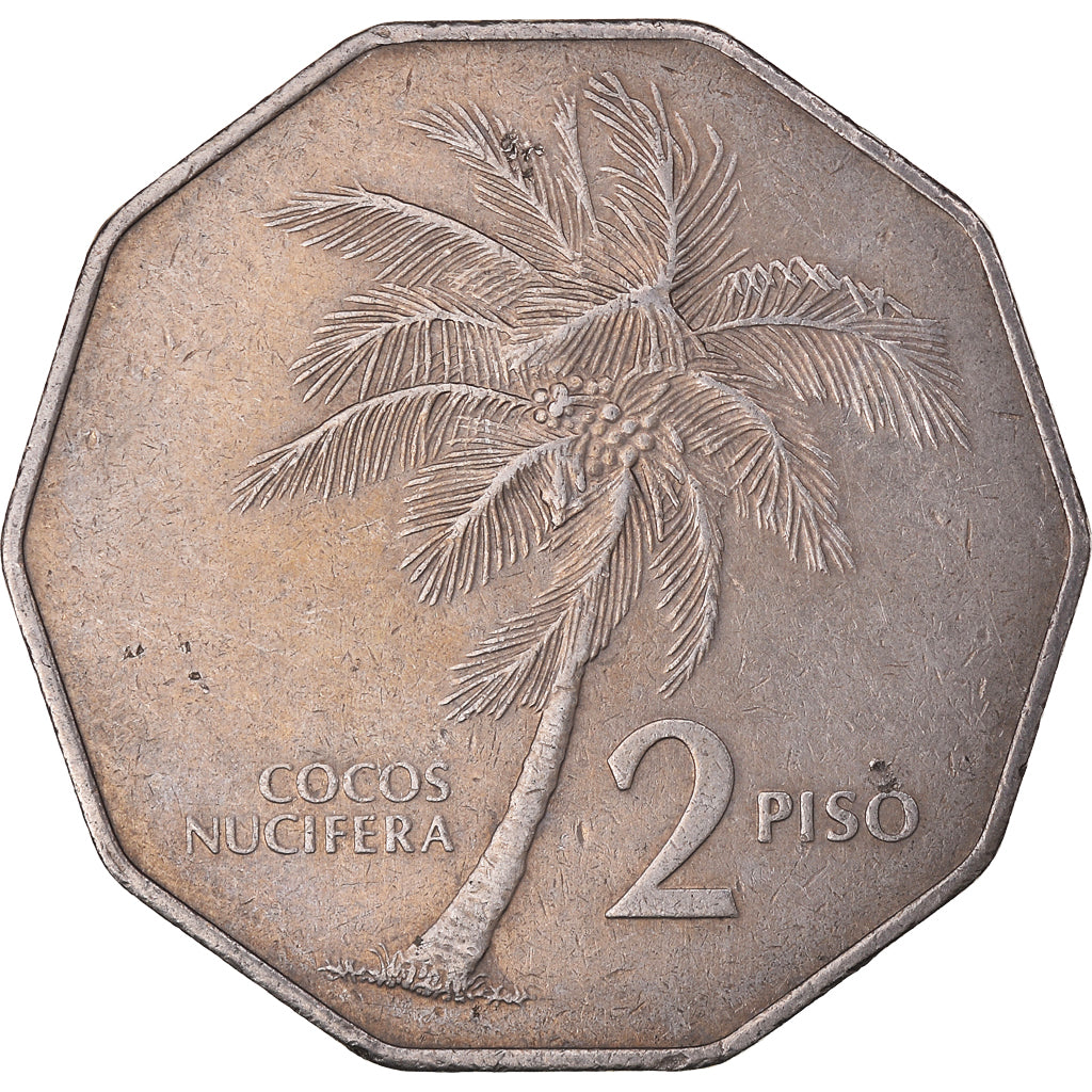 Moneta, Filipiny, 2 Piso, 1985
