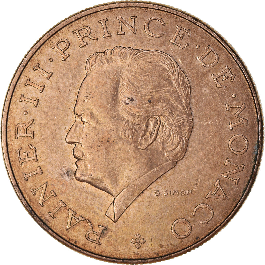 Moeda, Mónaco, 10 Francs, 1981