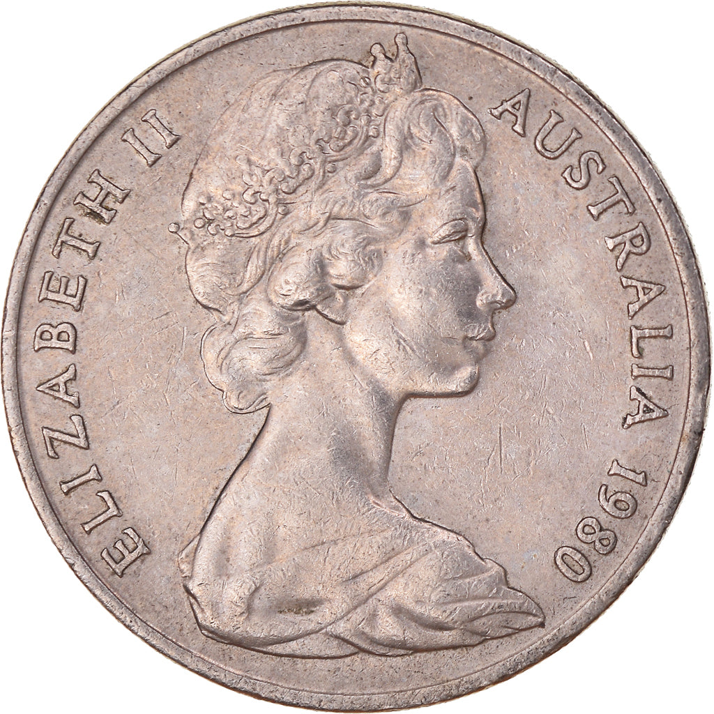 Moneta, Australia, 20 Cents, 1980