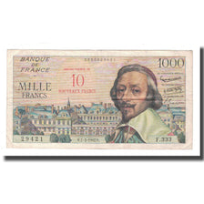 Frankrijk, 10 Nouveaux Francs on 1000 Francs, 1957, 1957-03-07, TB