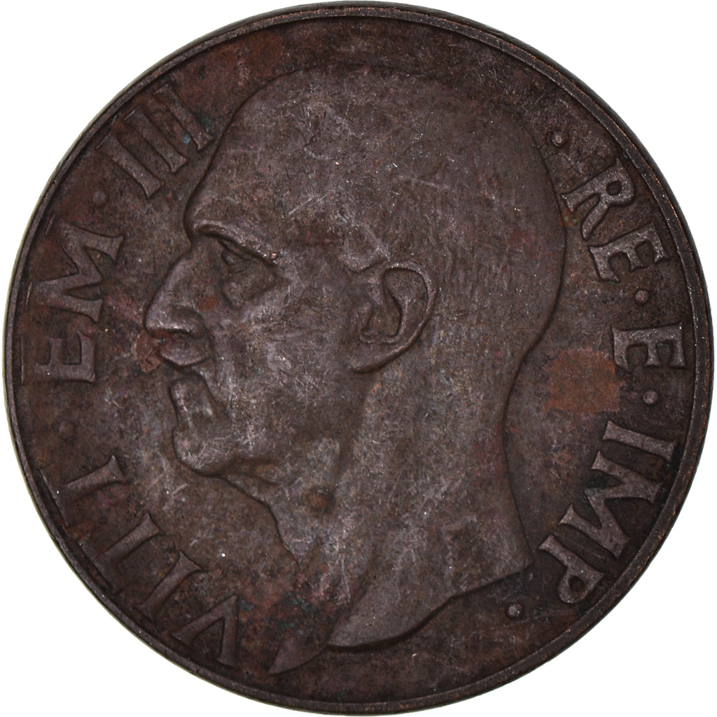 Moeda, Itália, 10 Centesimi, 1939