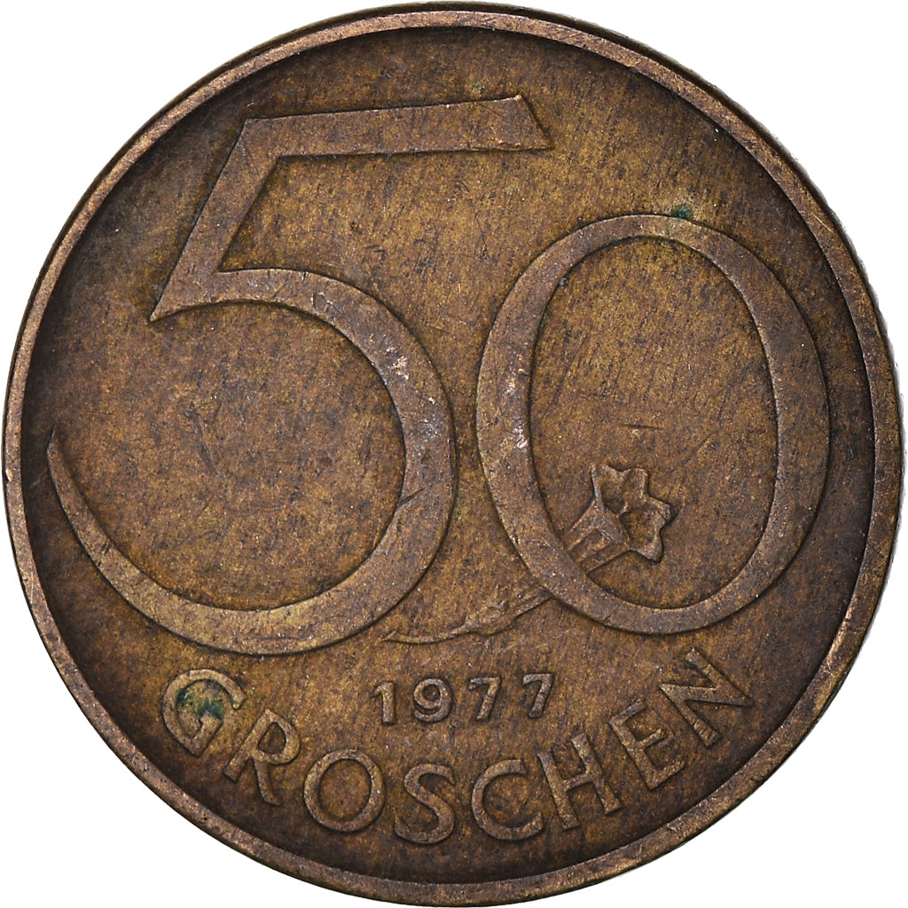 Coin, Austria, 50 Groschen, 1977