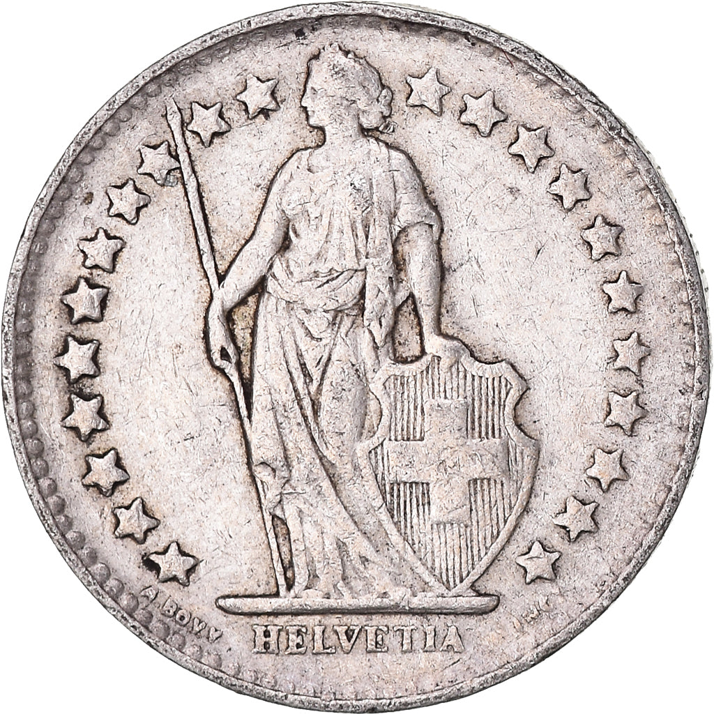 Moneta, Szwajcaria, 1/2 Franc, 1948
