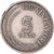 Moneta, Singapur, 5 Cents, 1976