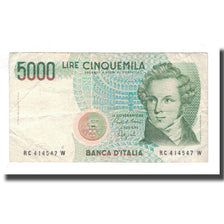 Banknote, Italy, 5000 Lire, 1985, 1985-01-04, KM:111b, VF(20-25)