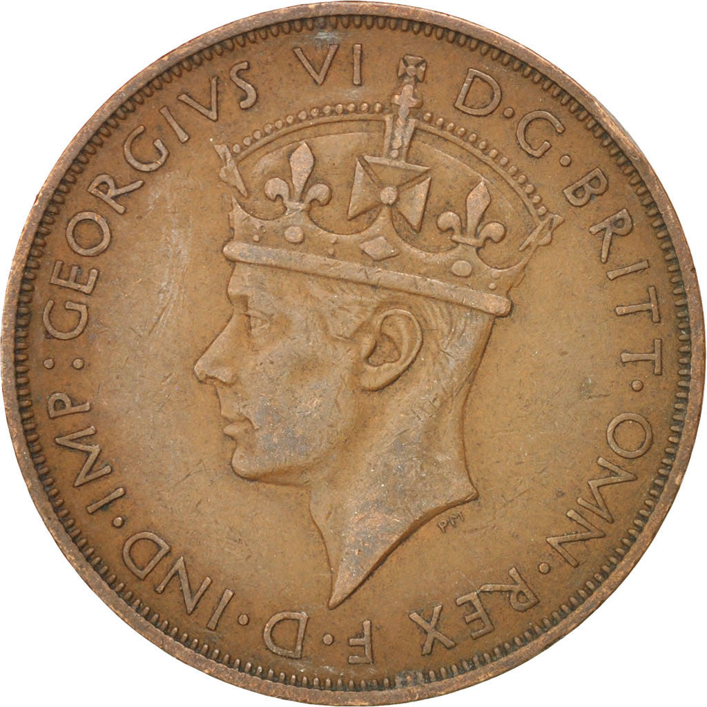 JERSEY, 1/12 Shilling, 1946, KM #18, EF(40-45), Bronze, 9.42