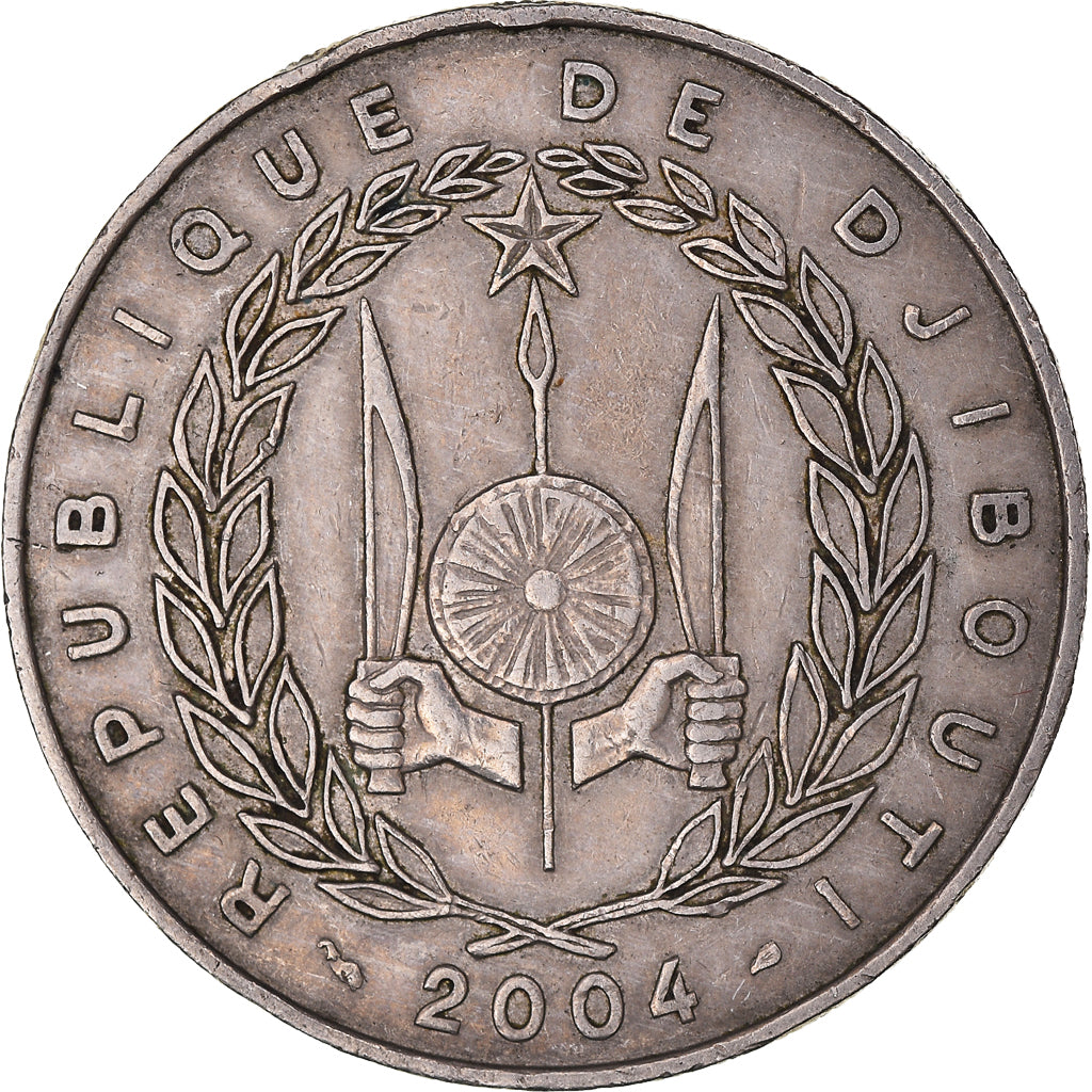 Coin, Djibouti, 100 Francs, 2004