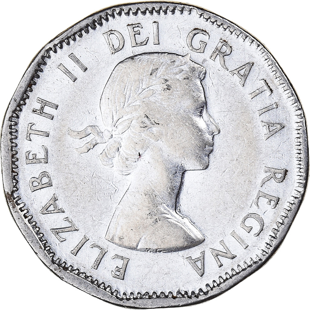 Coin, Canada, 5 Cents, 1954