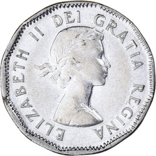 Coin, Canada, 5 Cents, 1954