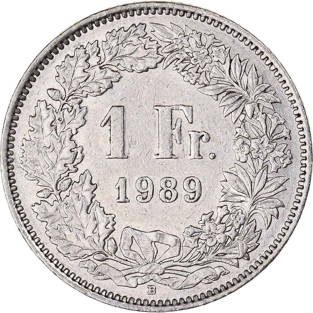 Moneda, Suiza, Franc, 1989