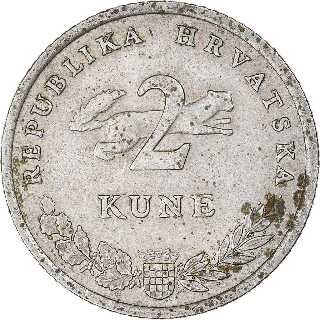 Moeda, Croácia, 2 Kune, 2007