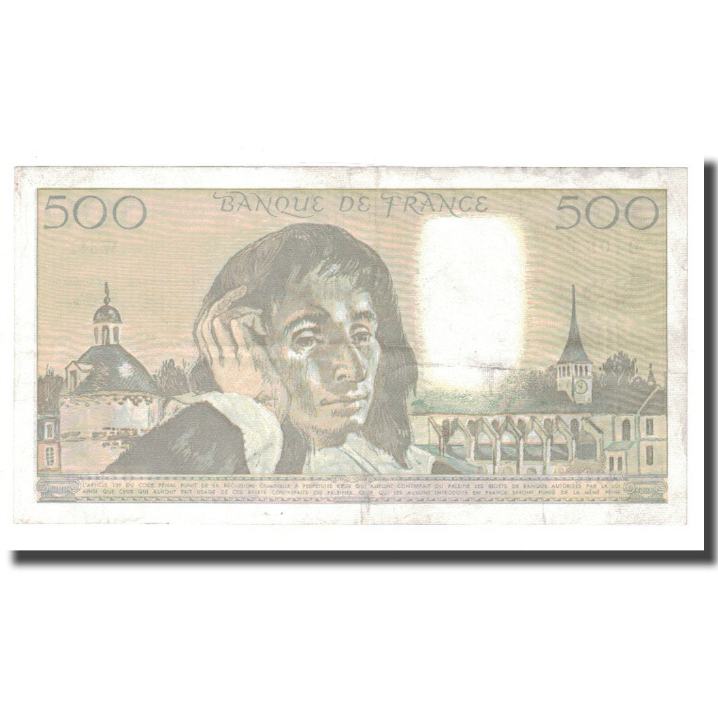 Frankrijk, 500 Francs, 1991, 1991-01-03, TTB, Fayette:71.46, KM:156h