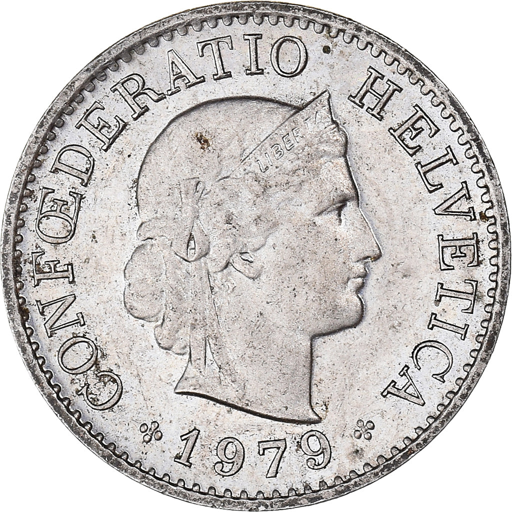 Monnaie, Suisse, 5 Rappen, 1979