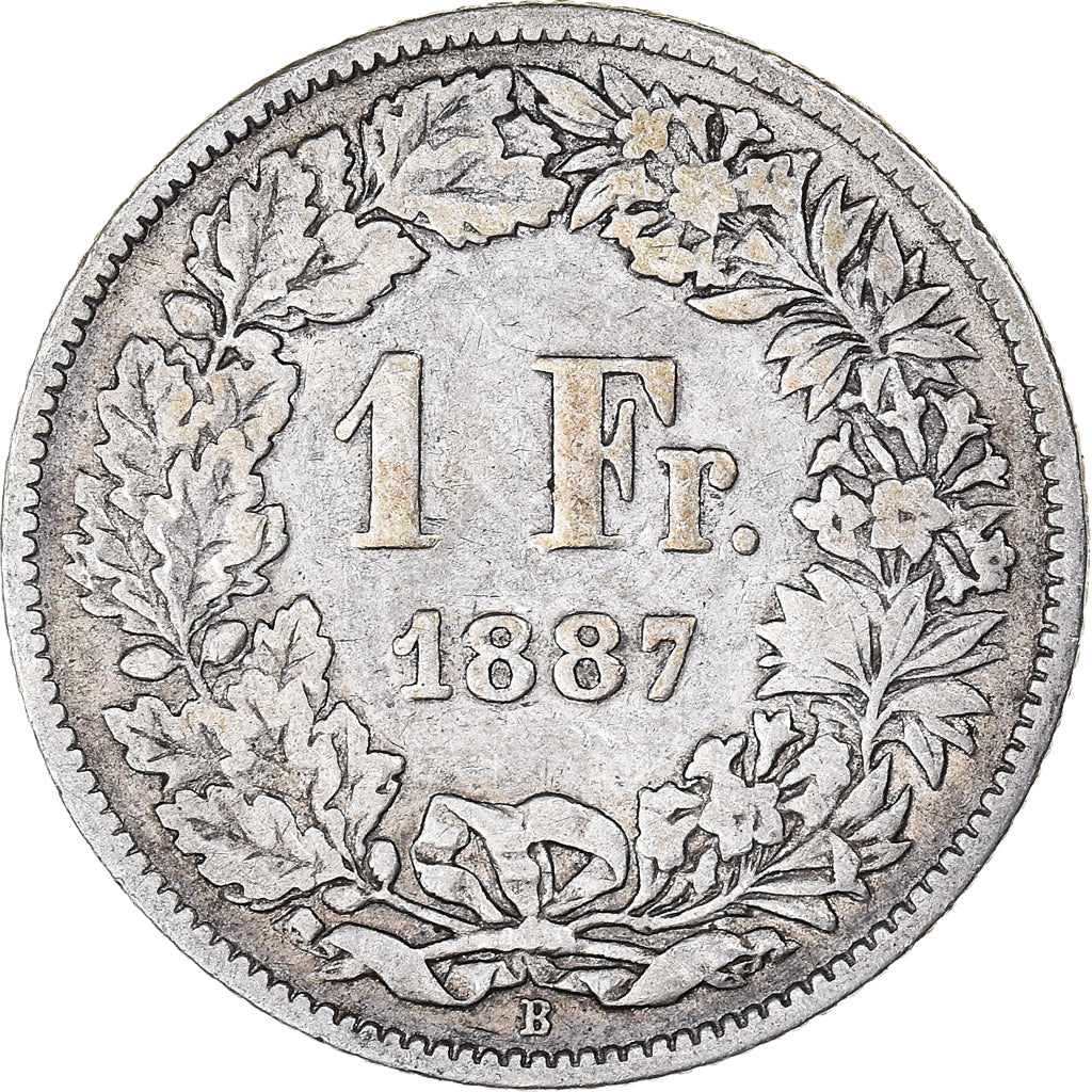 Monnaie, Suisse, Franc, 1887