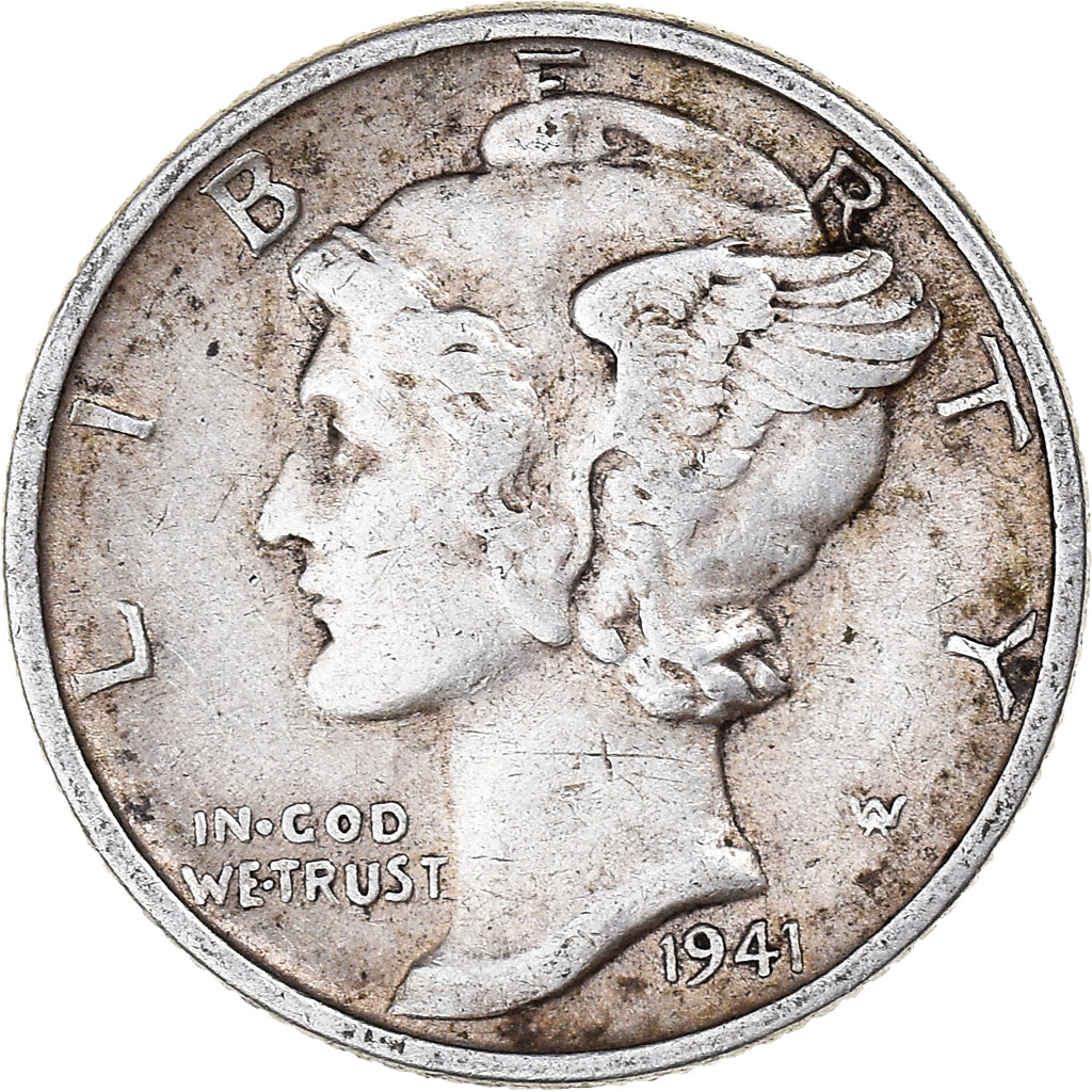 Moneta, Stati Uniti, Dime, 1941