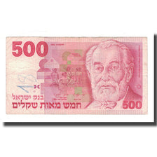 Banconote, Israele, 500 Sheqalim, KM:48, MB
