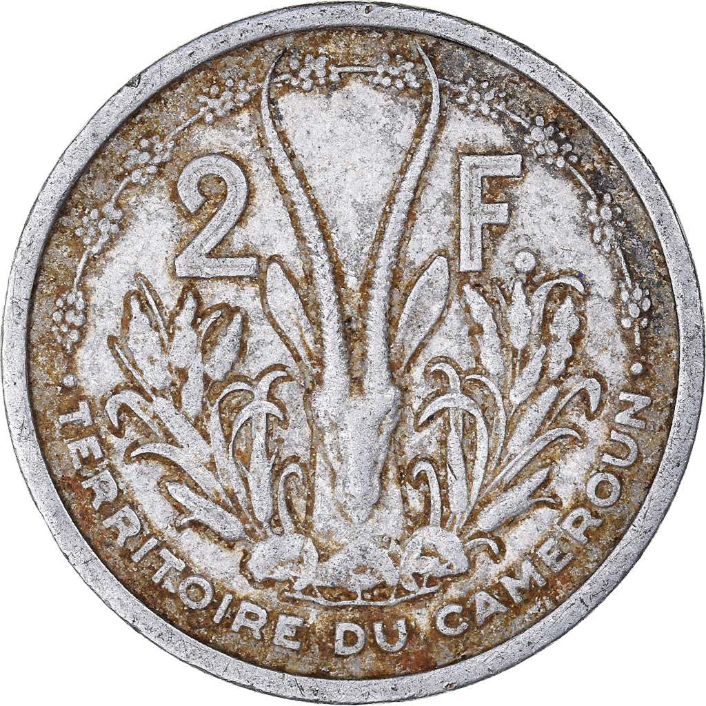 Moneta, Kamerun, 2 Francs, 1948