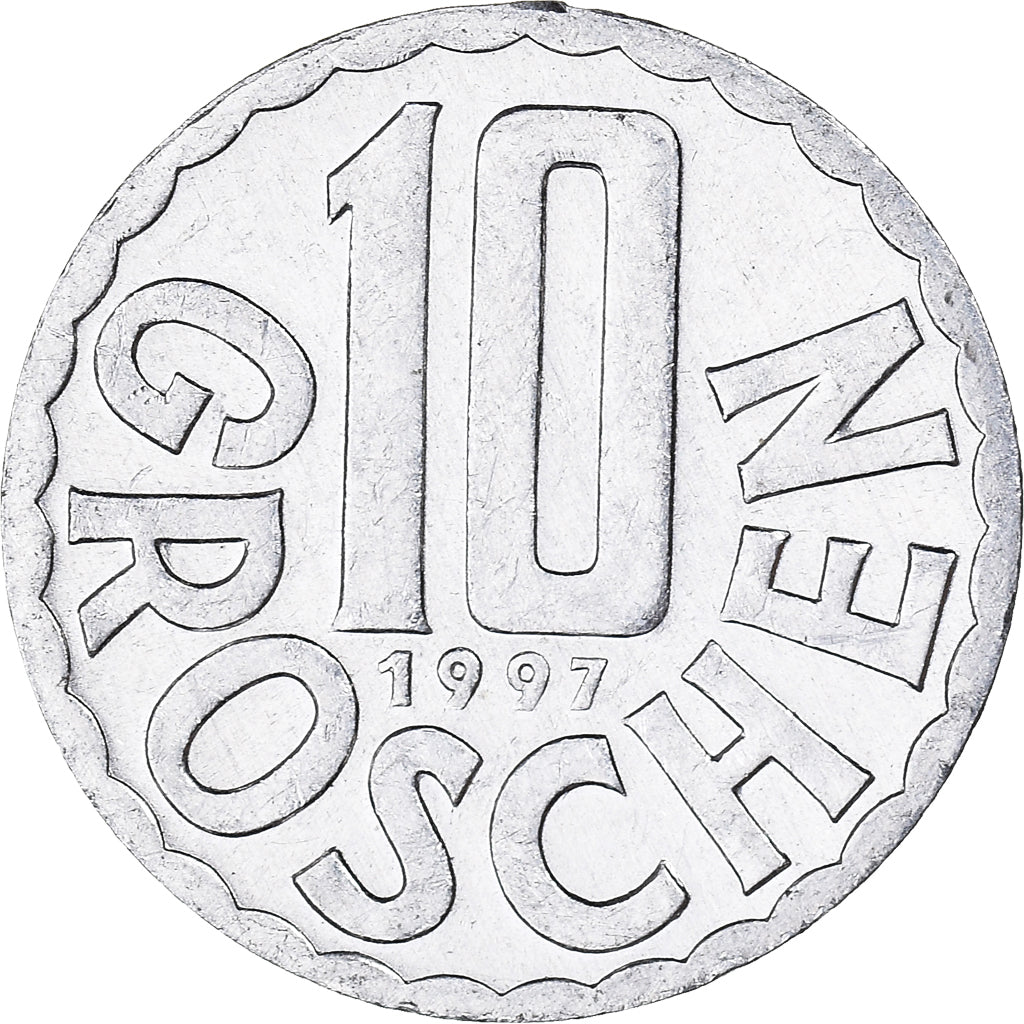 Coin, Austria, 10 Groschen, 1997