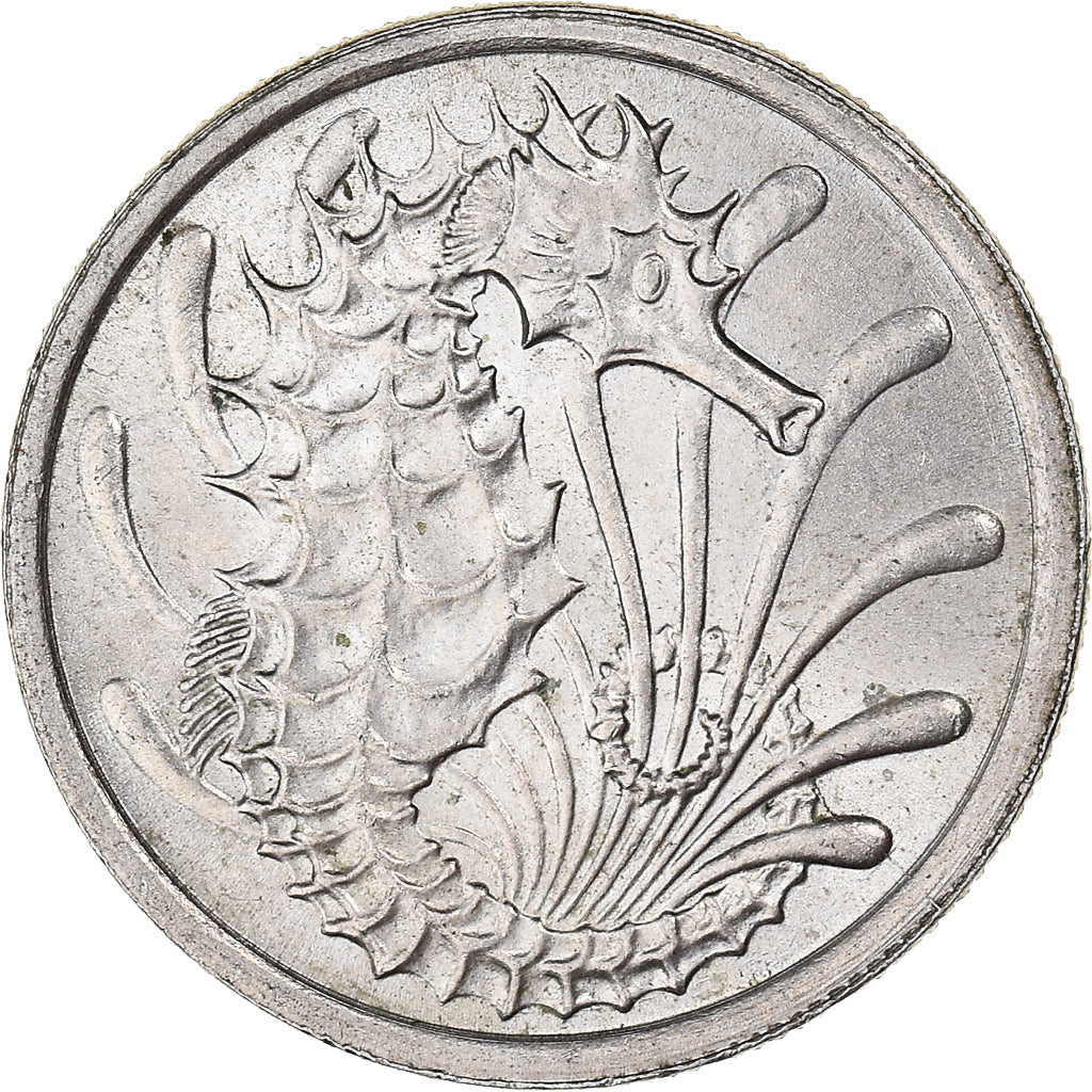 Münze, Singapur, 10 Cents, 1976
