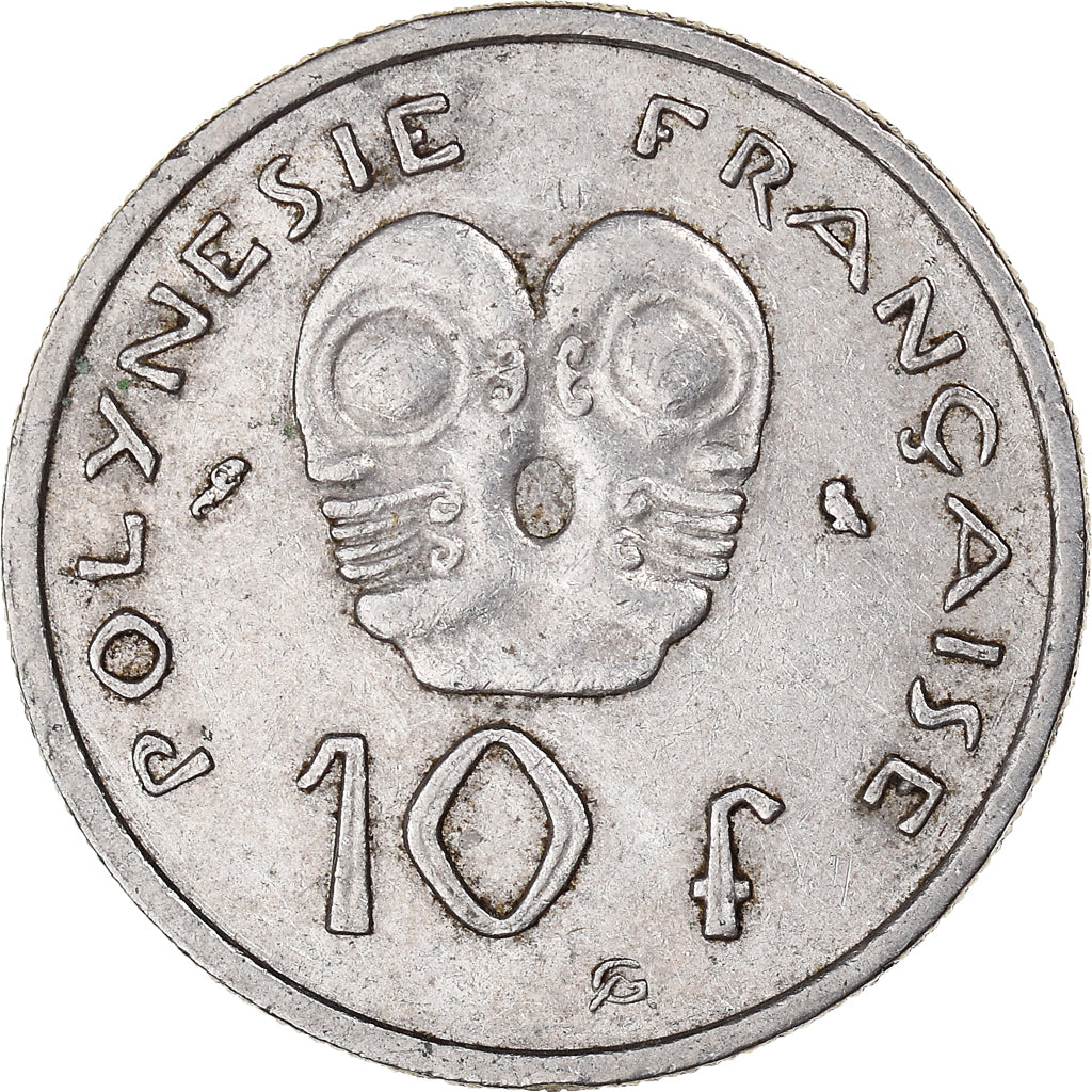 Munten, Frans Polynesië, 10 Francs, 1972