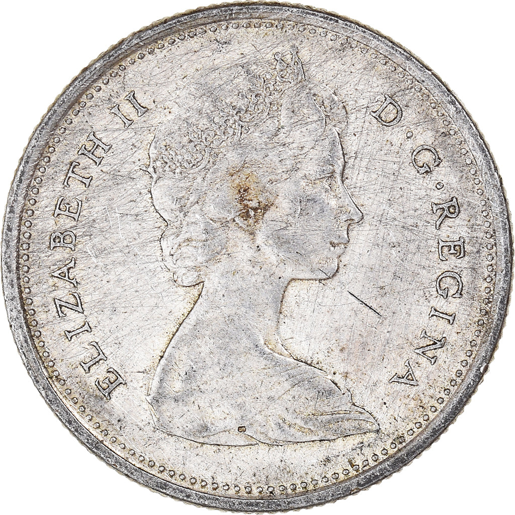 Münze, Kanada, 25 Cents, 1965