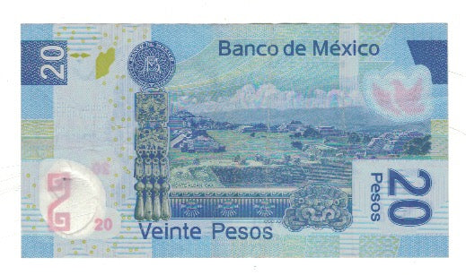 Banknote, Mexico, 20 Pesos, 2008, 2008, KM:122e, VF(30-35)