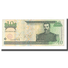 Banknote, Dominican Republic, 10 Pesos Oro, 2001, KM:168b, VF(30-35)