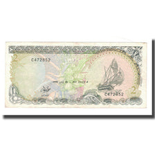 Banknote, Maldives, 2 Rufiyaa, 1990, 1990-07-26, KM:15, VF(20-25)