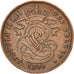 Münze, Belgien, Leopold II, 2 Centimes, 1909, SS+, Kupfer, KM:35.1