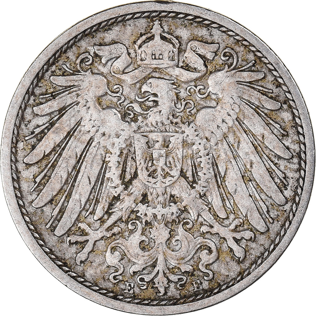 Moneta, NIEMCY - IMPERIUM, 10 Pfennig, 1899